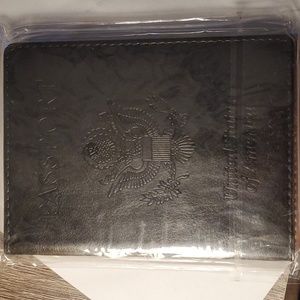 Passport Holder Genuine Leather 2 pcs one black and one brown